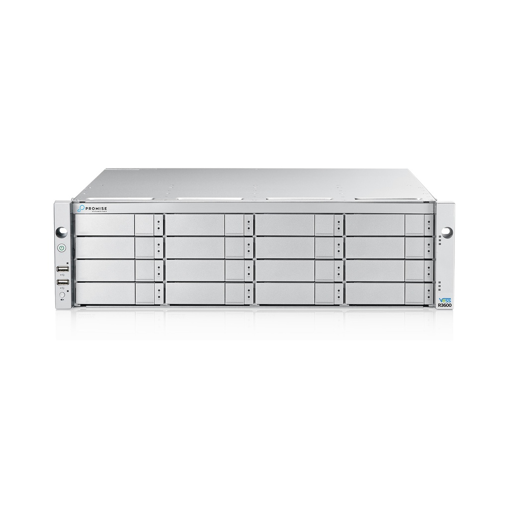 Promise Vess R3600yiD Controller Dual/2x8GB DDR4 8x1GbE+4x25GbE/2xSFF-8644 2x550W