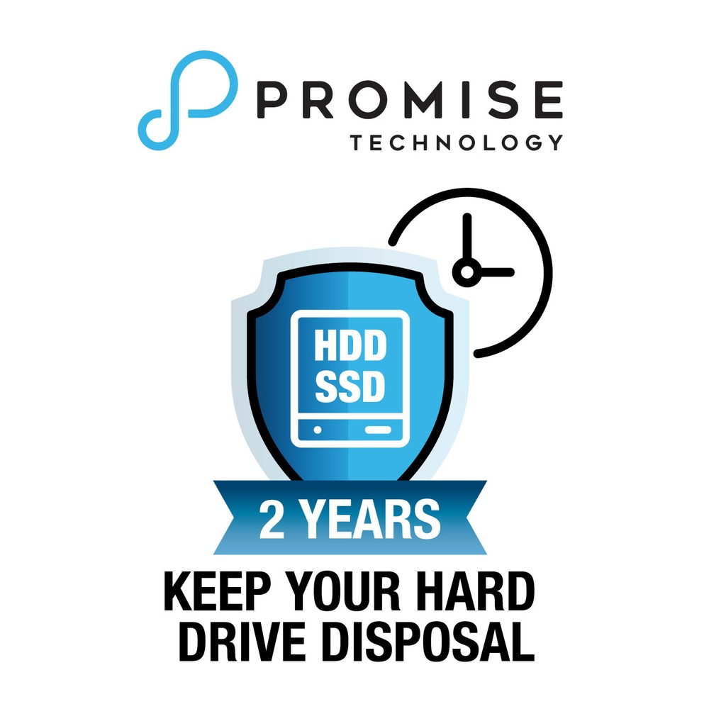 Promise 2-Year Keep Your Hard Drive Disposal Option (per chassis) Vess A-Series (3U/4U)