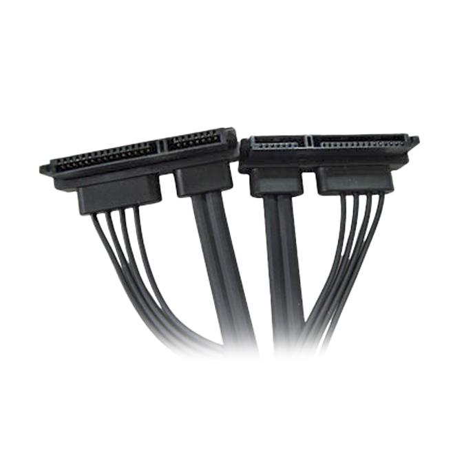 Promise GP1100 CABLE SATA cable 181mm LA06SA608-1H Custom HDD cable P117A Matte black v2