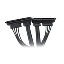 Promise GP1100 CABLE SATA cable 181mm LA06SA608-1H Custom HDD cable P117A Matte black v2