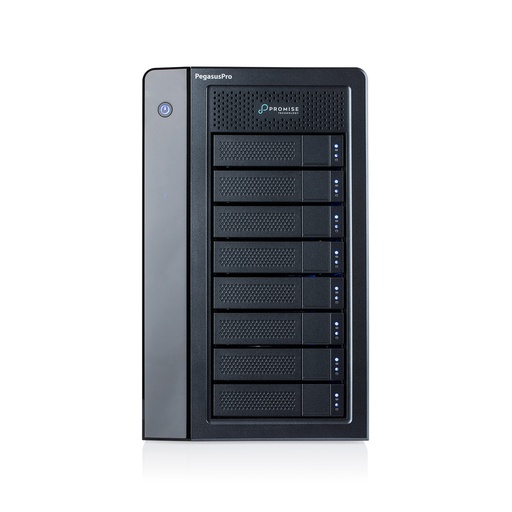 [F40PPR8000M0000] Promise PegasusPro R8 Color BOX Memory:16GB*2 HDD:SATA3 5inch*18TB*8 with CPU i5 and 1M Thunderbolt cable